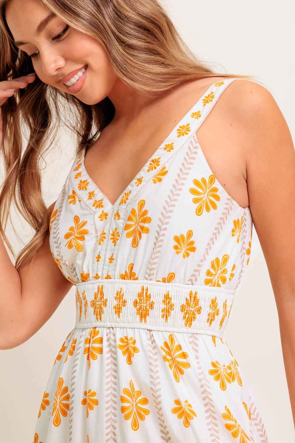 DAILY DELIGHT WOVEN MAXI DRESS