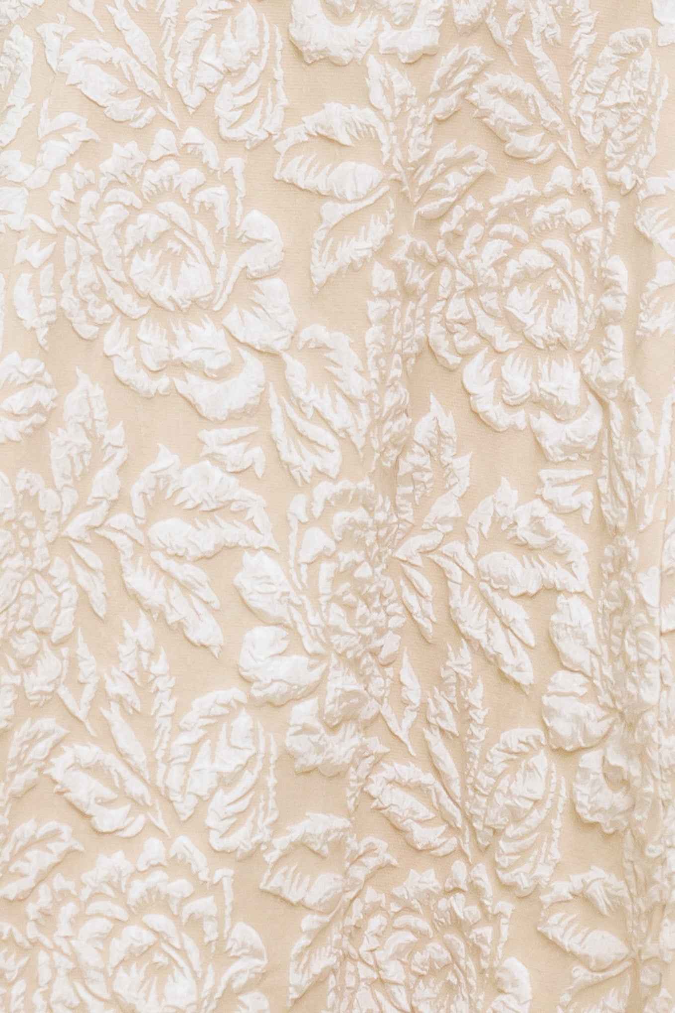 ELEGANT BLOSSOM WOVEN MIDI DRESS