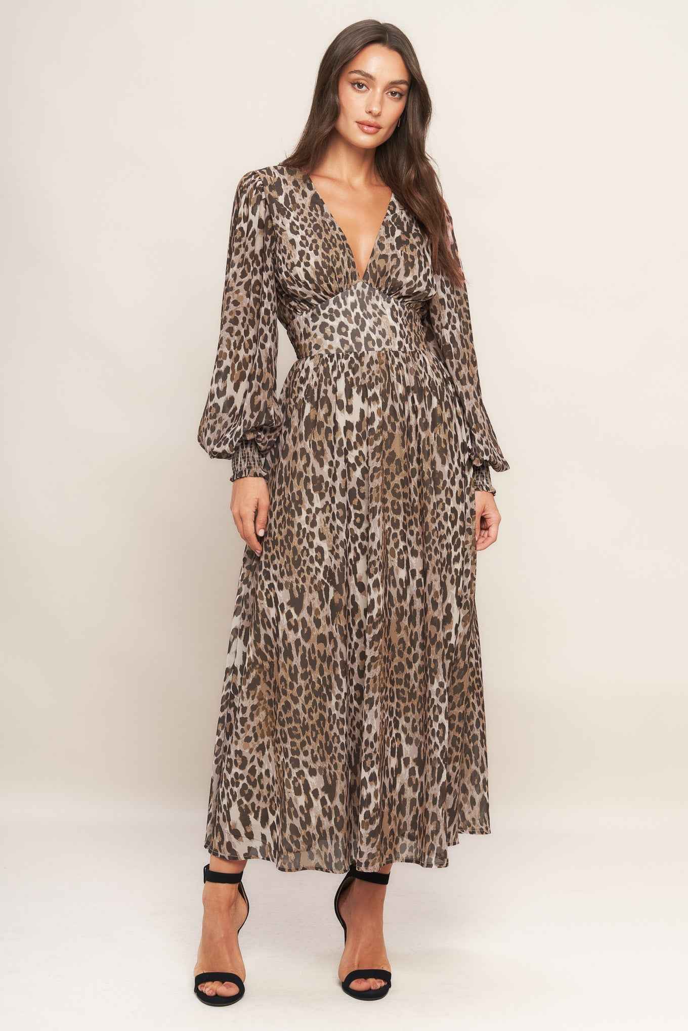 DESERT WALTZ WOVEN MIDI DRESS