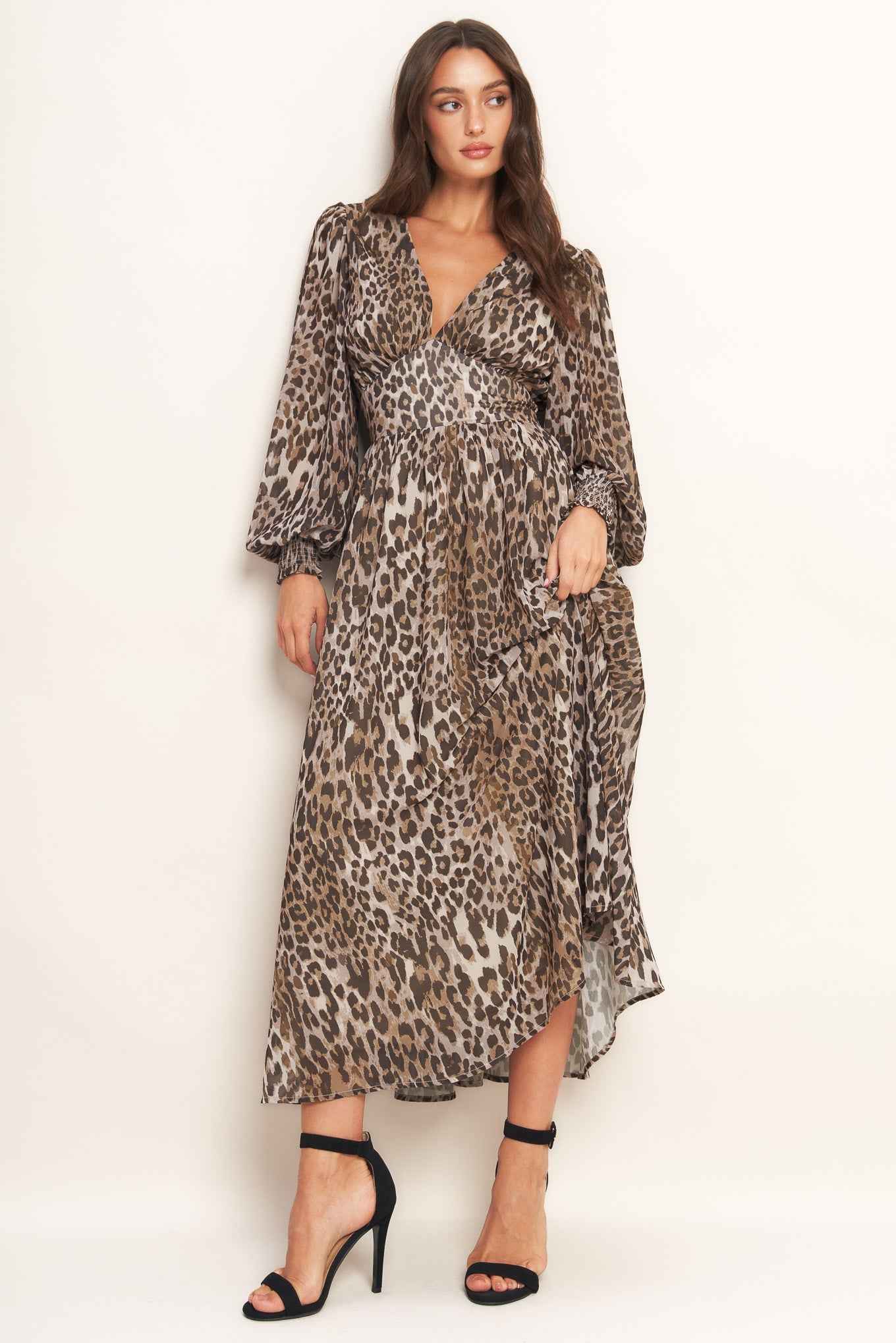 DESERT WALTZ WOVEN MIDI DRESS