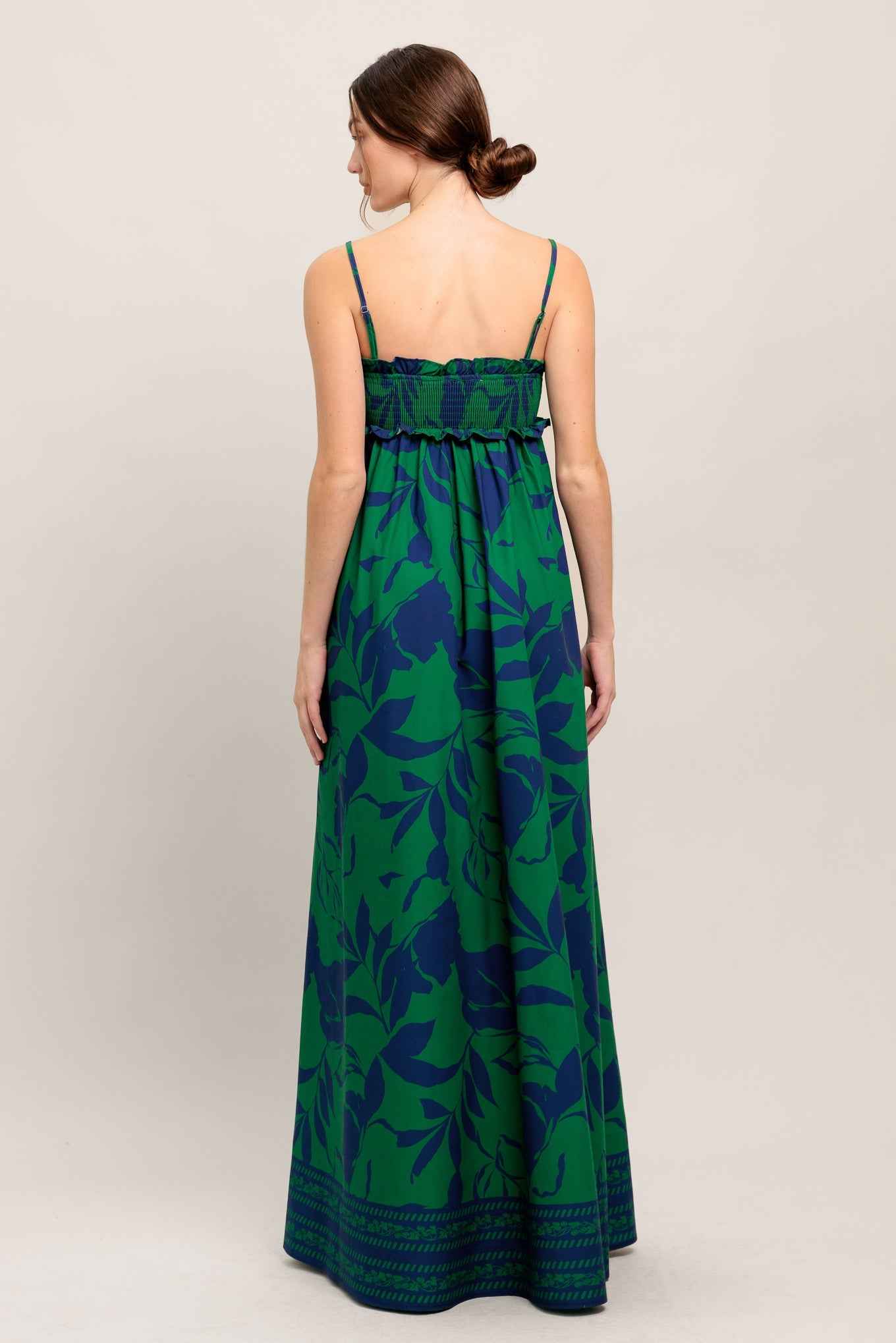 GARDEN PATH WOVEN MAXI DRESS