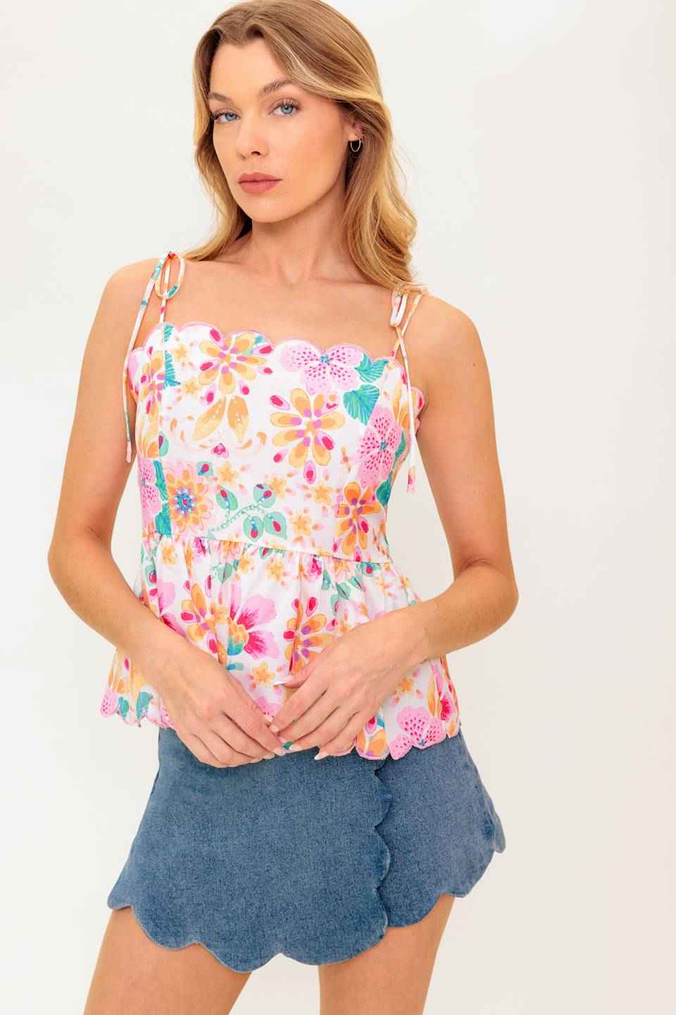 DREAM A LITTLE DENIM SKORT