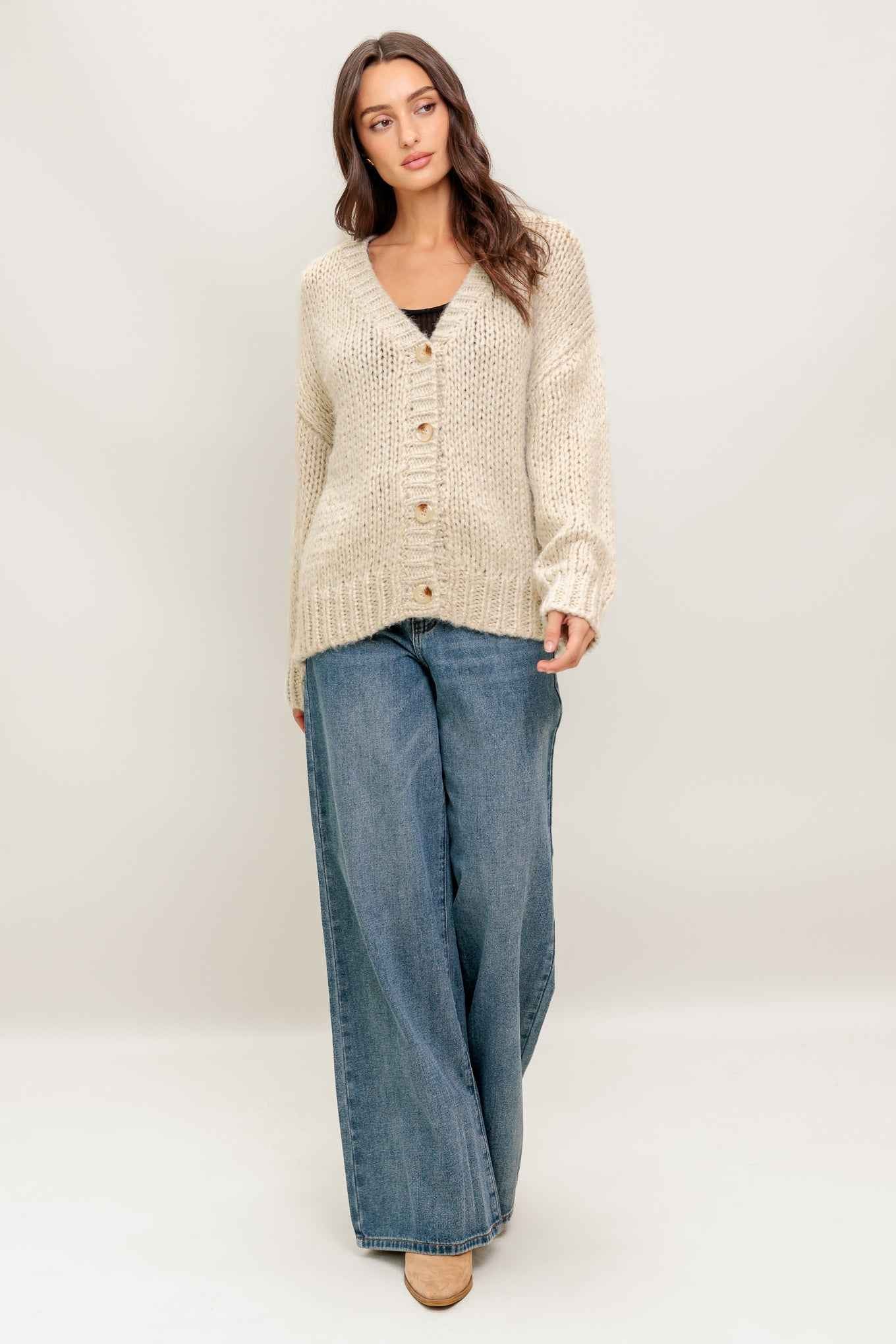 WEEKEND WARMTH SWEATER KNIT CARDIGAN