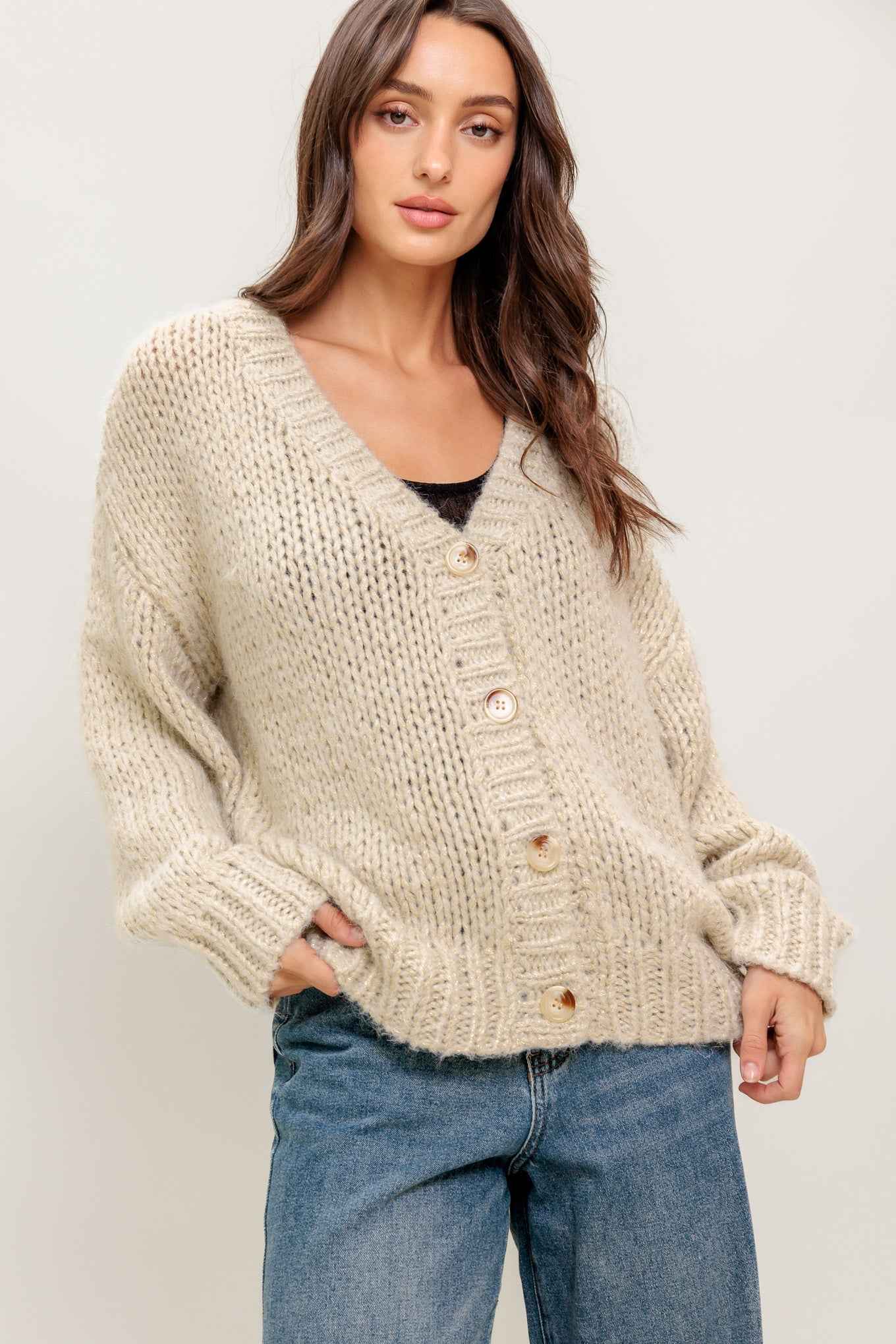 WEEKEND WARMTH SWEATER KNIT CARDIGAN