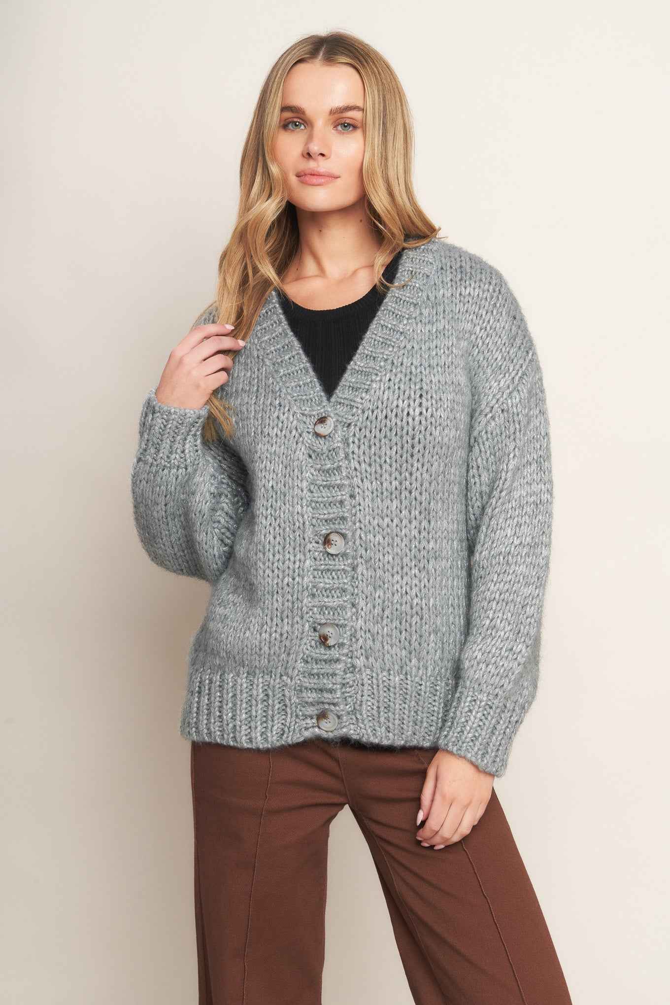 WEEKEND WARMTH SWEATER KNIT CARDIGAN