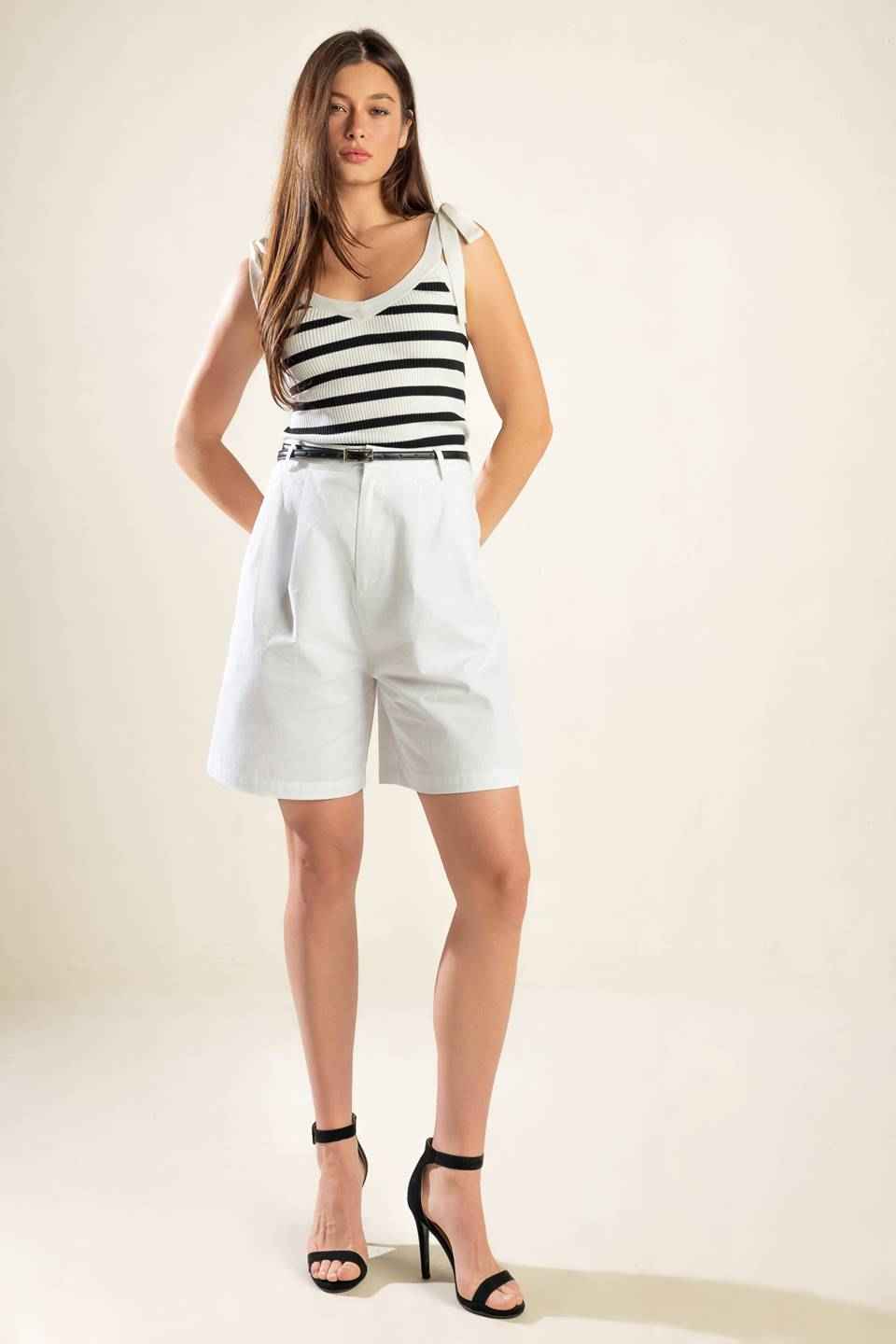 TIME FOR TEA SWEATER KNIT TANK TOP