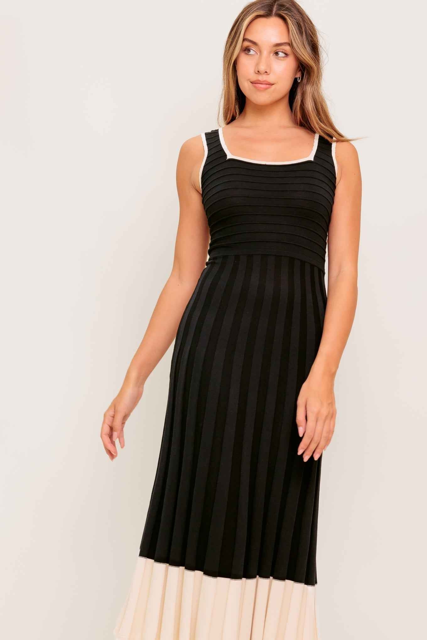MODERN MUSE KNIT MIDI DRESS