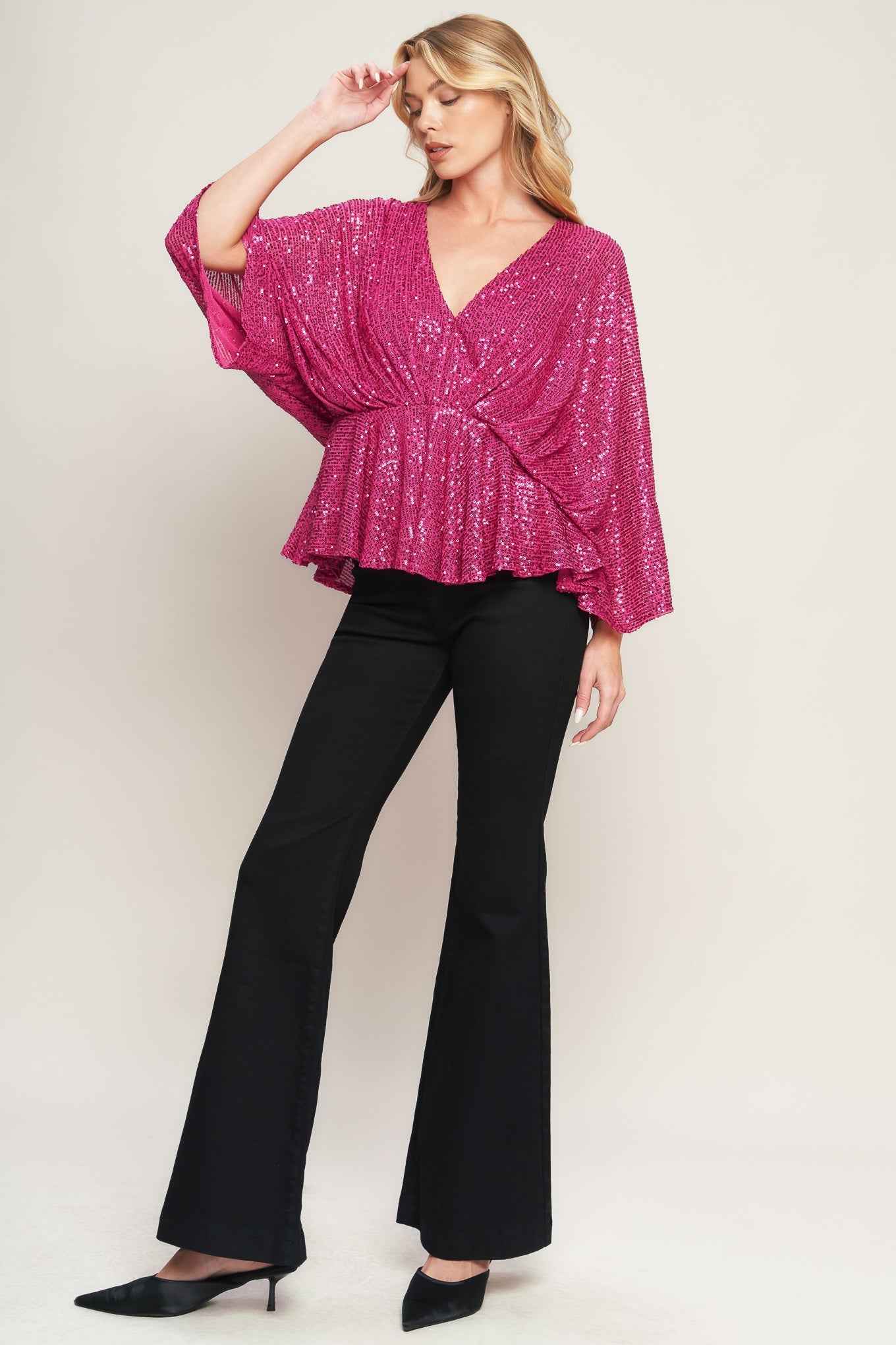 START OF FOREVER SEQUIN TOP