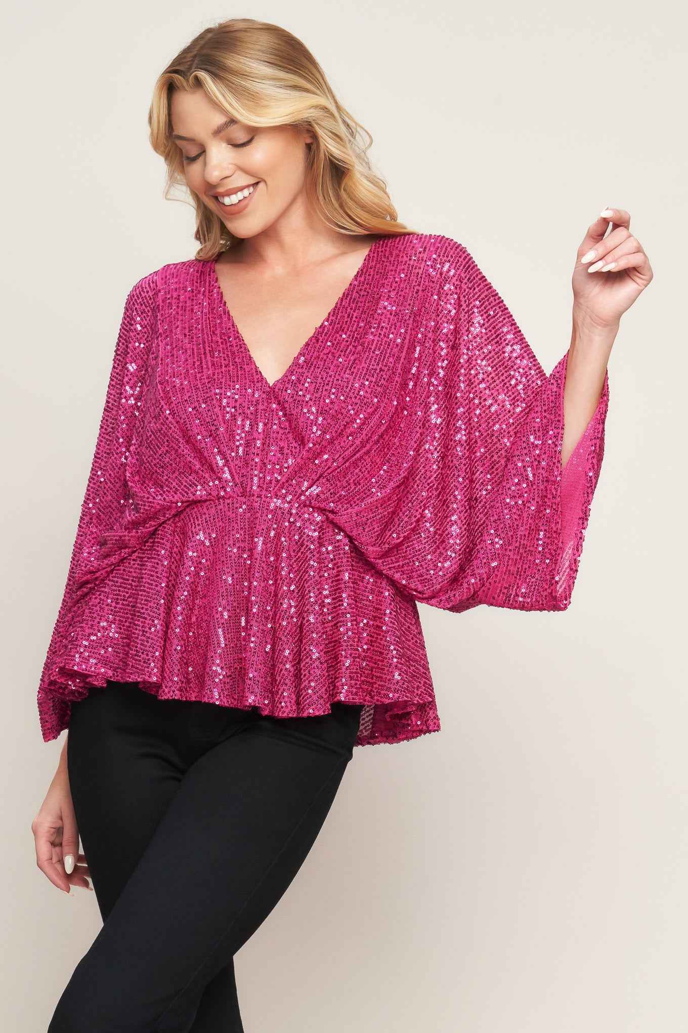 START OF FOREVER SEQUIN TOP