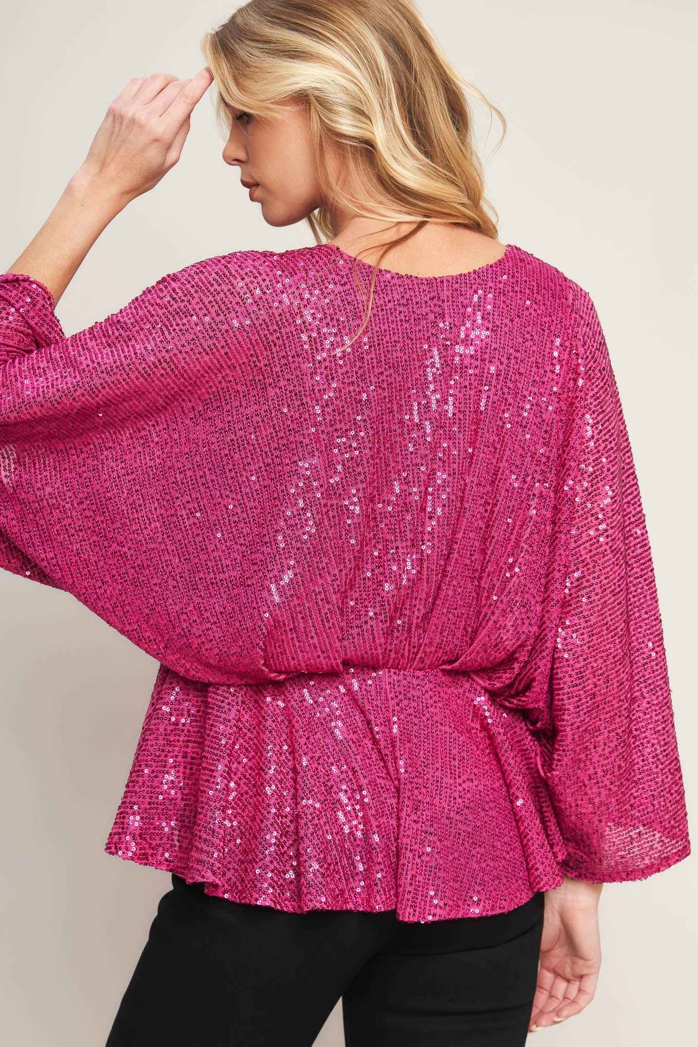 START OF FOREVER SEQUIN TOP