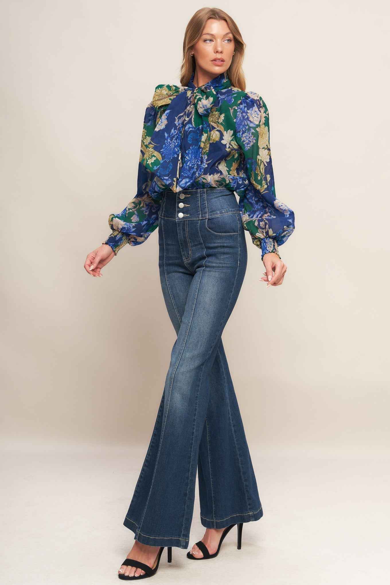 ROYAL TAPESTRY WOVEN TOP