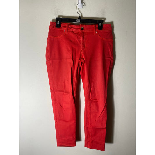 DL1961 Red Denim Emma Leggings Sz 30