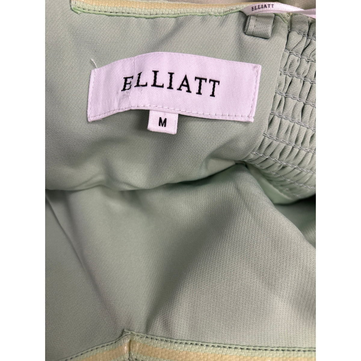 Elliatt Mint Green Strapless Ruffle Gown Sz M