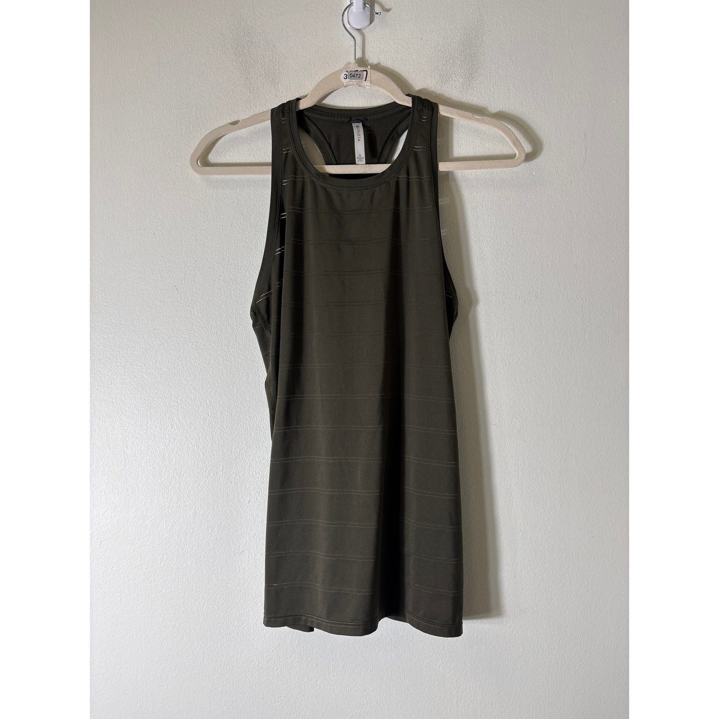 Athleta Army Green Athletic Tank Sz S