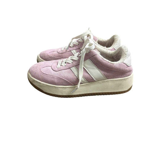 Steve Madden Pink With White Accent Tennis Shoes Sz 4