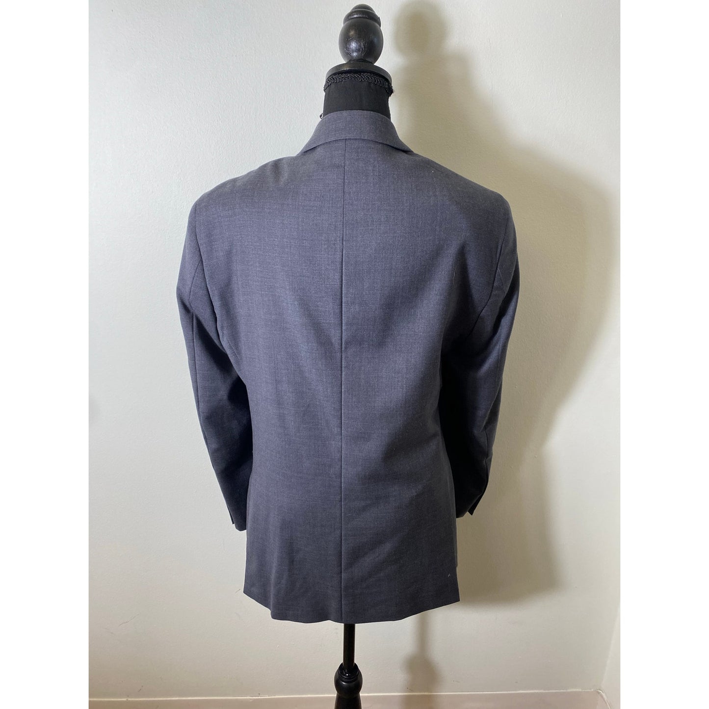 Jos A Bank Grey Suit Size 31 Pant with matching wool jacket