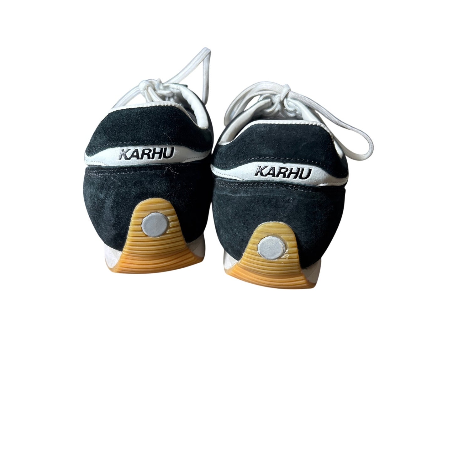 Mens Karhu Black and White Tennis Shoes Sz 11