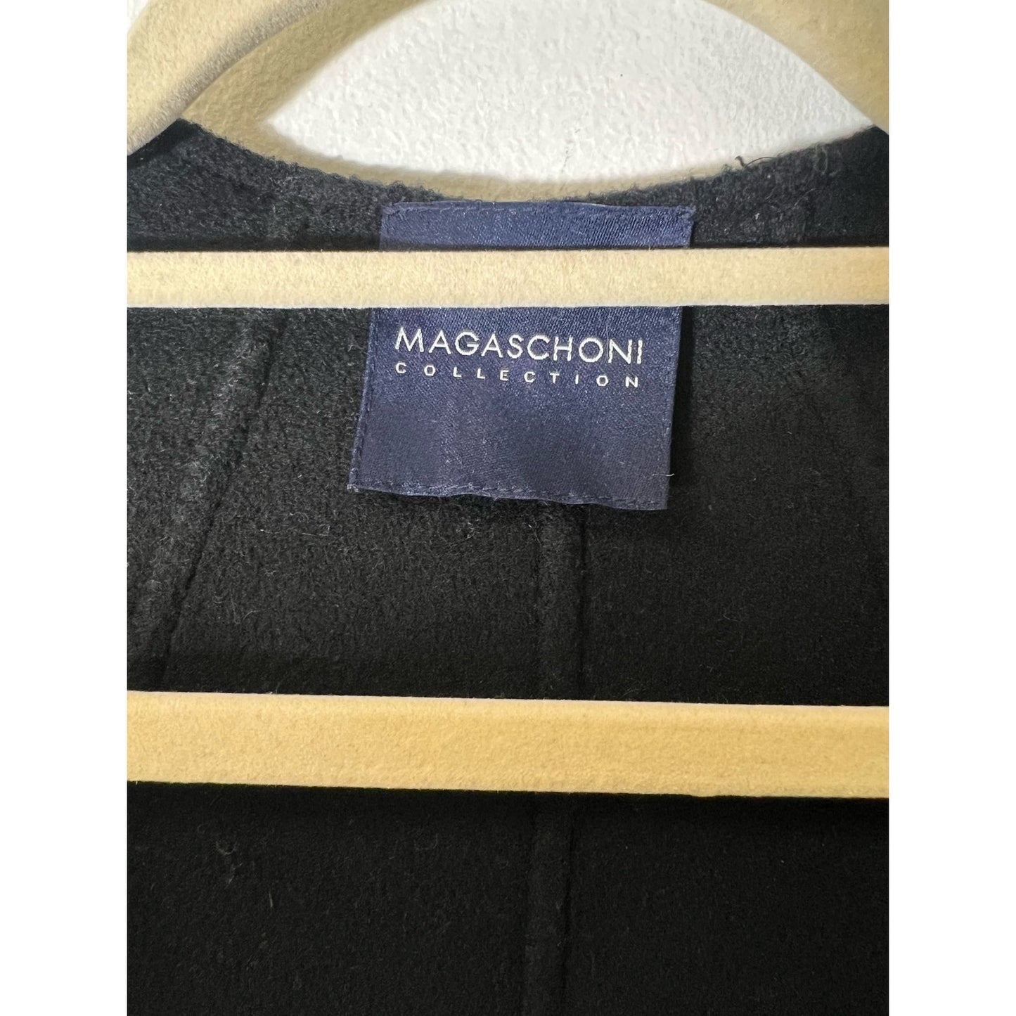 Magaschoni Collection Black Pea Coat