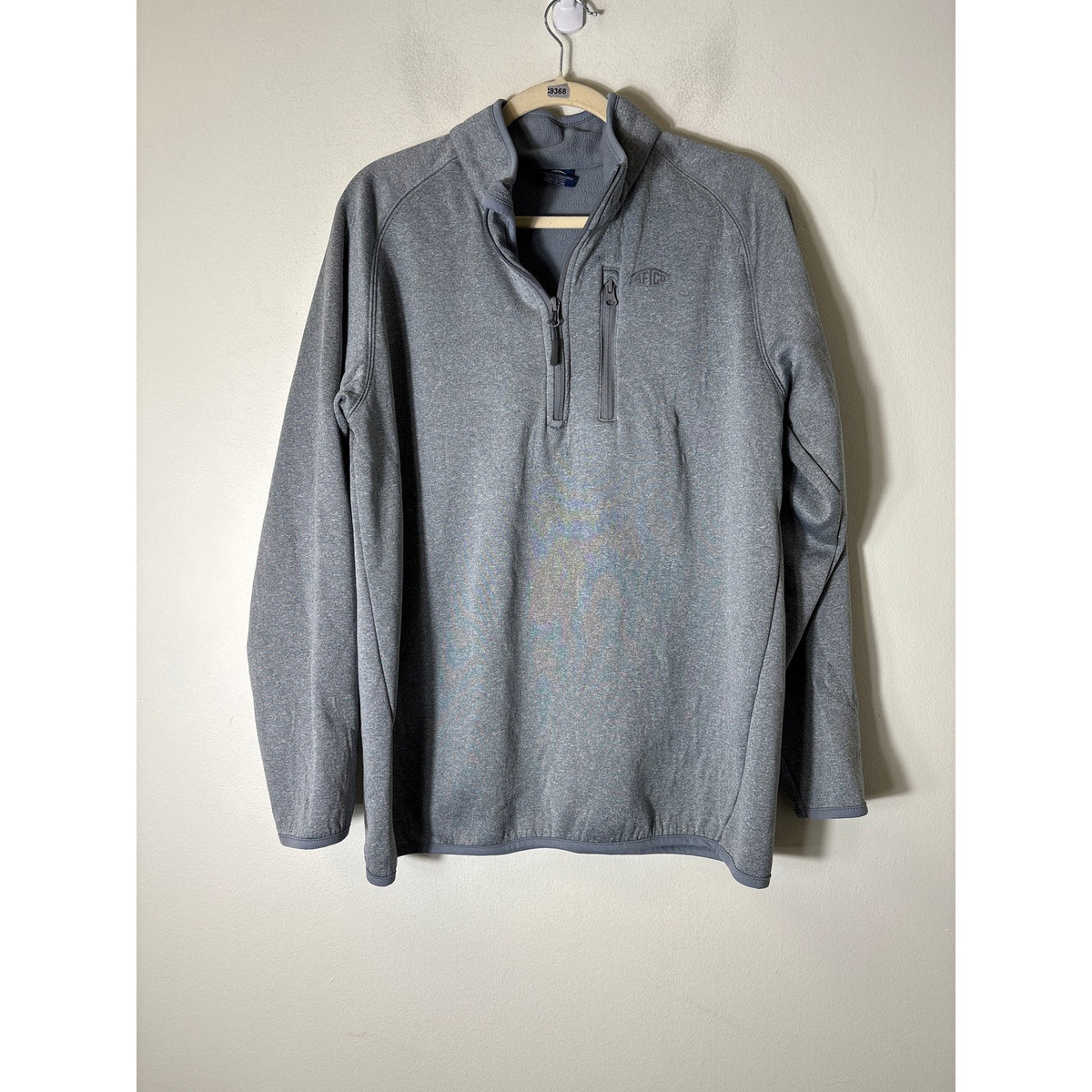 Aftco Gray 3/4 Zip Pullover Fleece Sz L