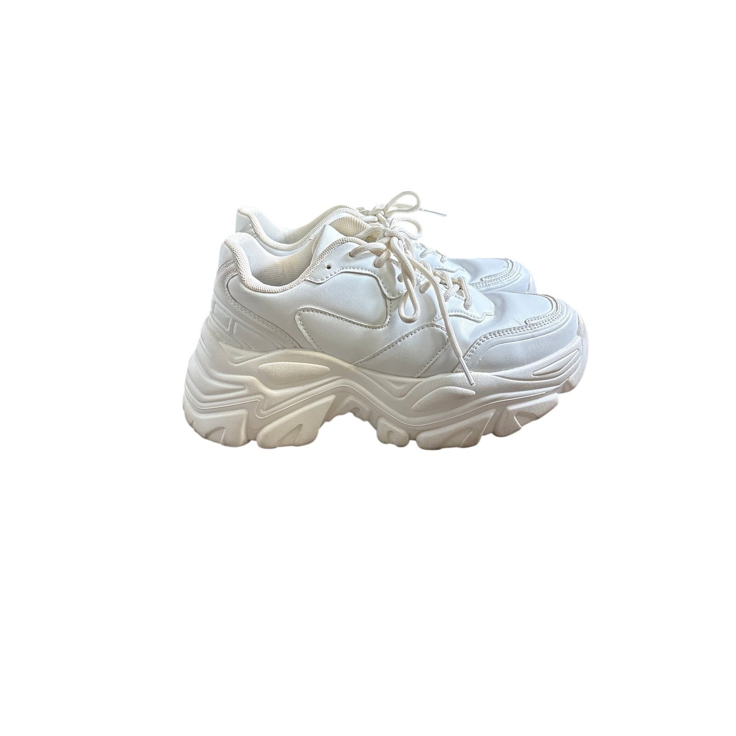 Berness Blair Dad White Chunky Platform Sneaker Sz 9