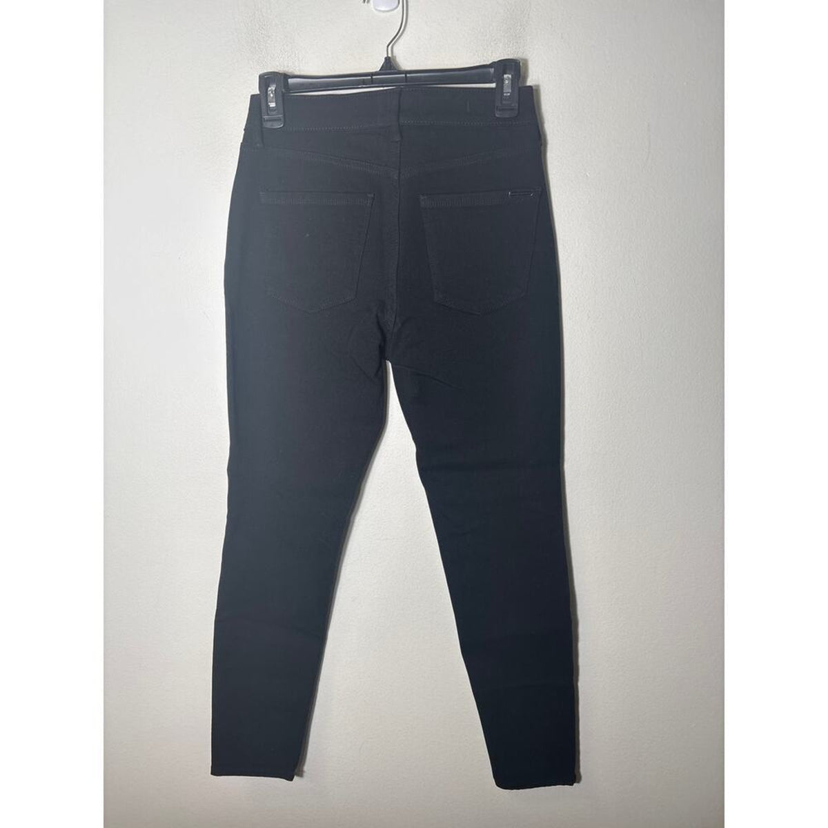 WHBM High Rise Skinny Ankle Black Denim Size 2S