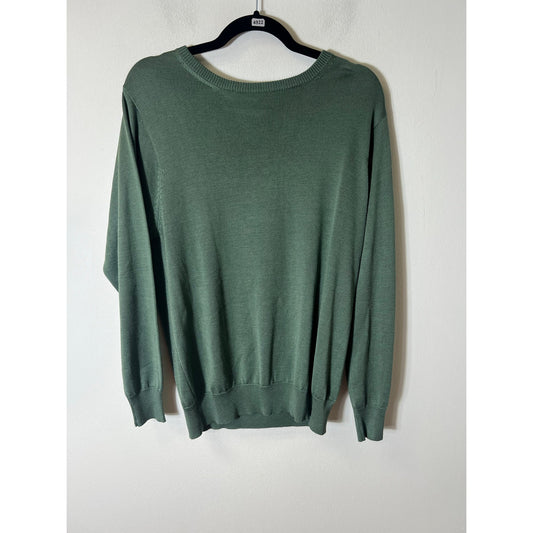 Belford Green Long Sleeve Knit Shirt Sz M