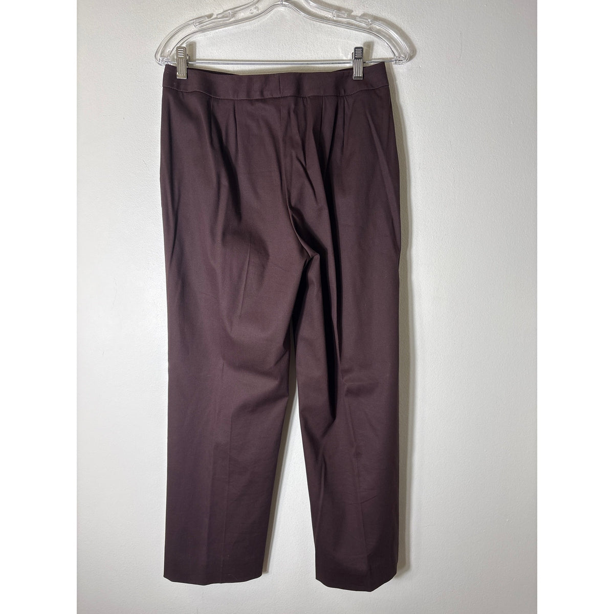 Talbots Brown Stretch Straight Leg Pants Sz 6