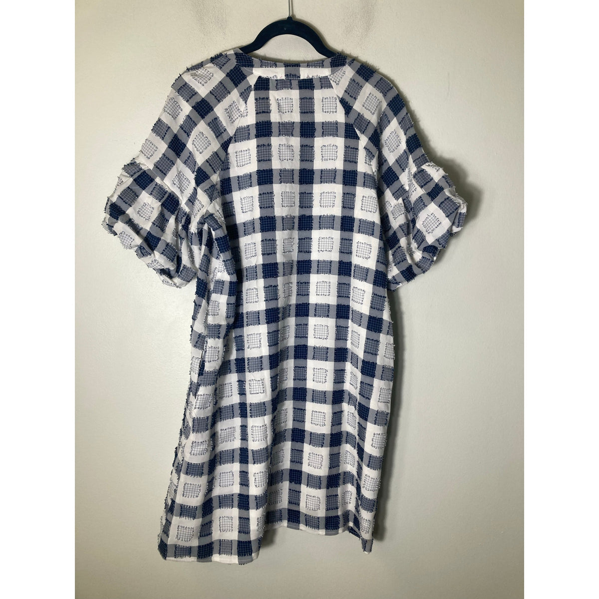 THML Blue and White Check Dress Sz S