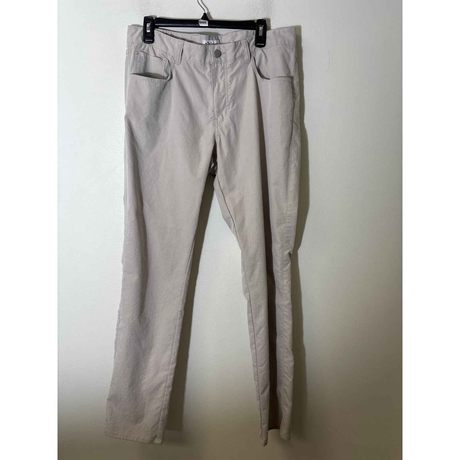 Mens Peter Millar Light Khaki Pants Sz 35/34