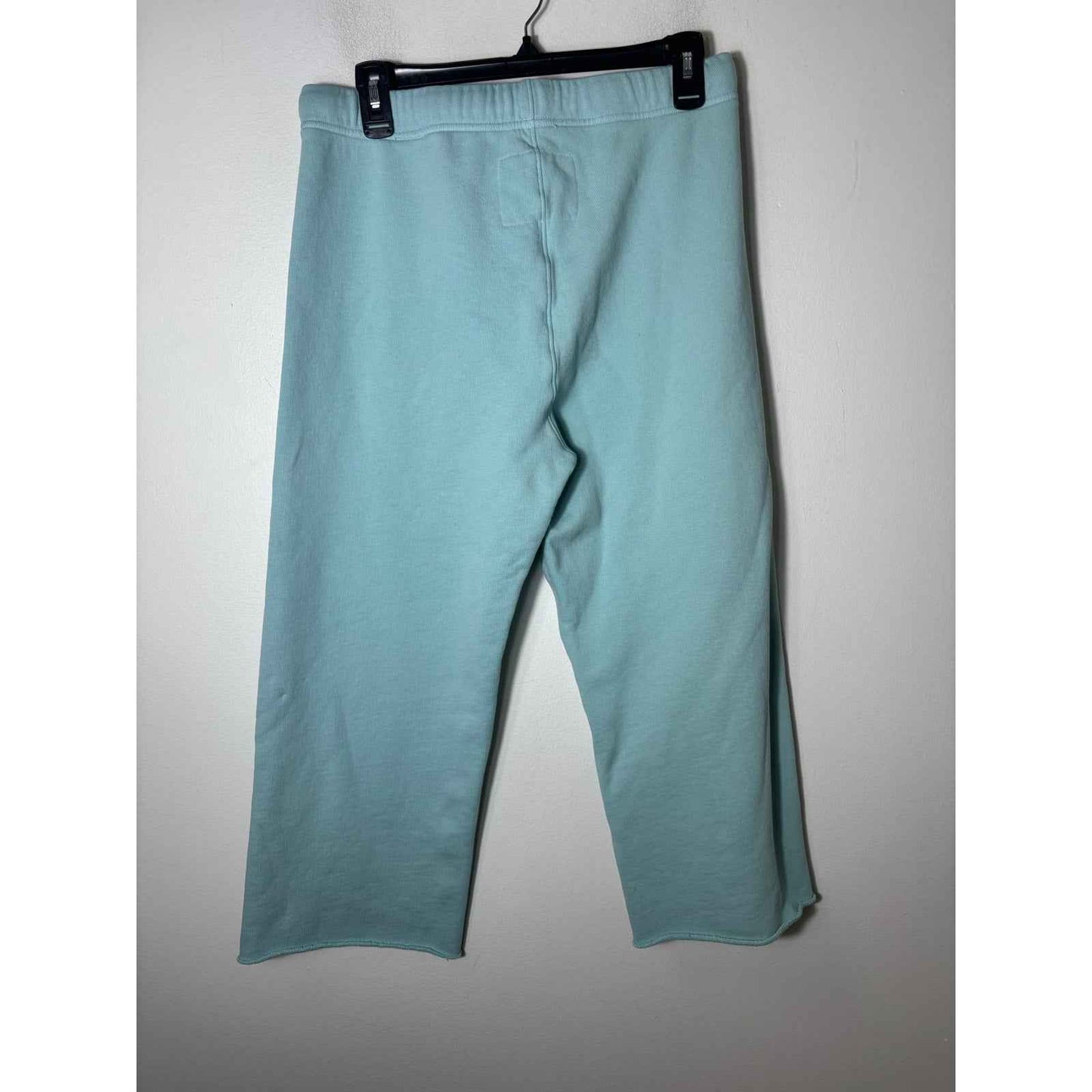 Frank & Eileen Teal Cropped Sweat Pants Sz M