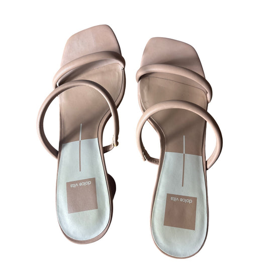 Dolce Vita Noles Cafe Two Strap Sandals Sz 8