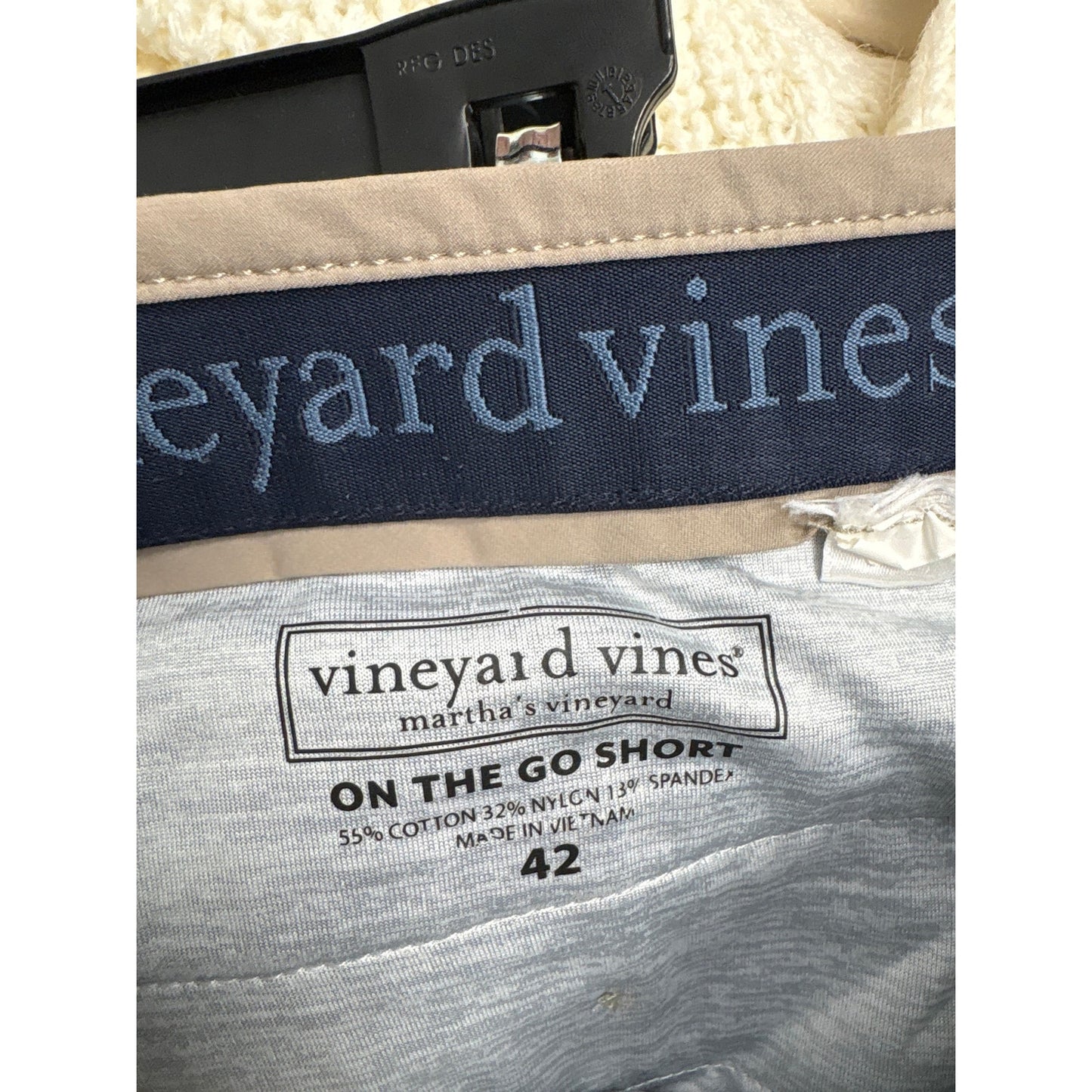 Mens Vineyard Vines On The Go Dark Khaki Shorts Sz 42