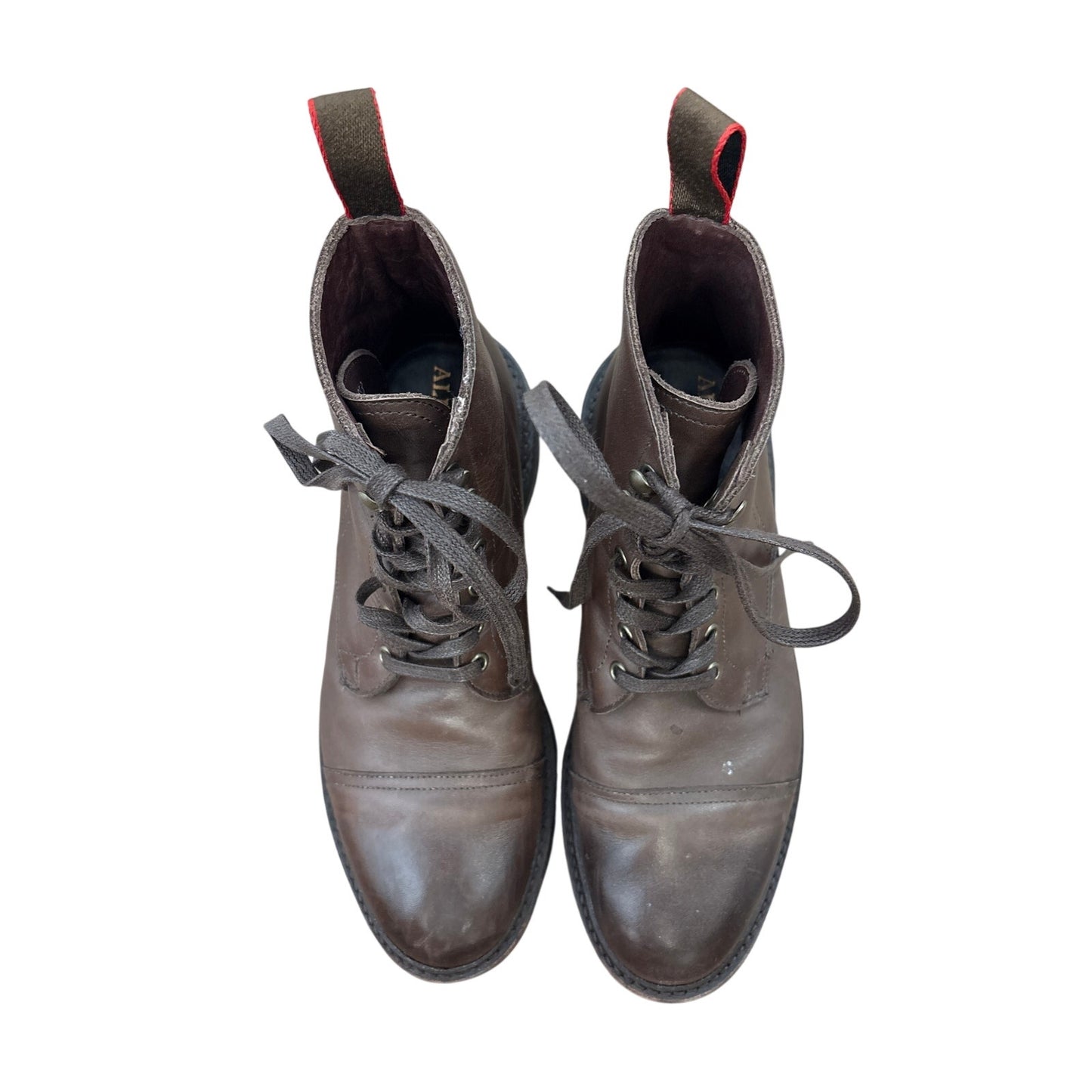 Mens Allen Edmond Vibram Leather Boots Sz 8.5