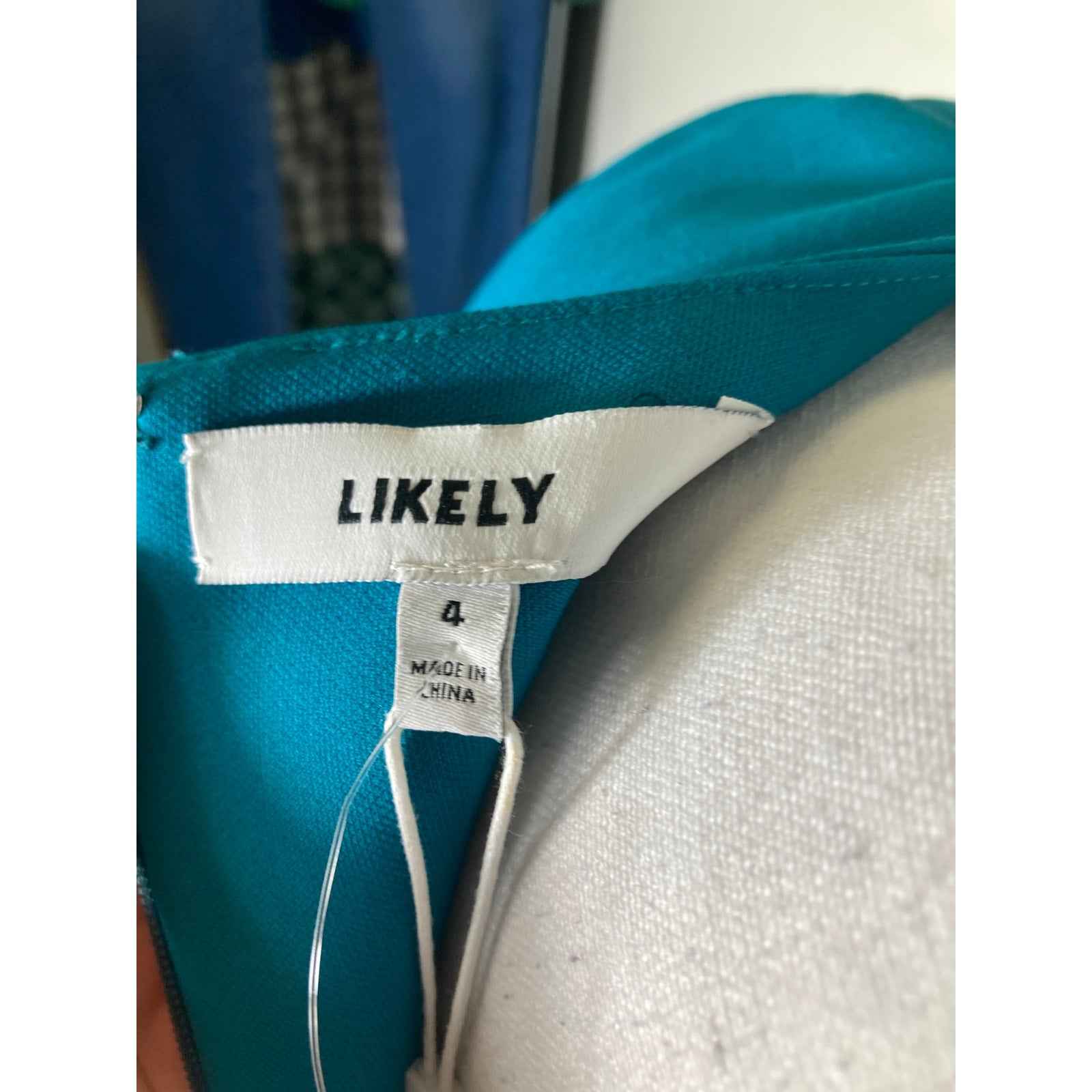NWT Likely Teal Leah Dress Sz 4