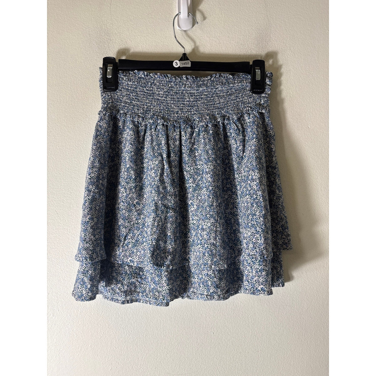Rails Mini Blue Floral Skirt Sz S