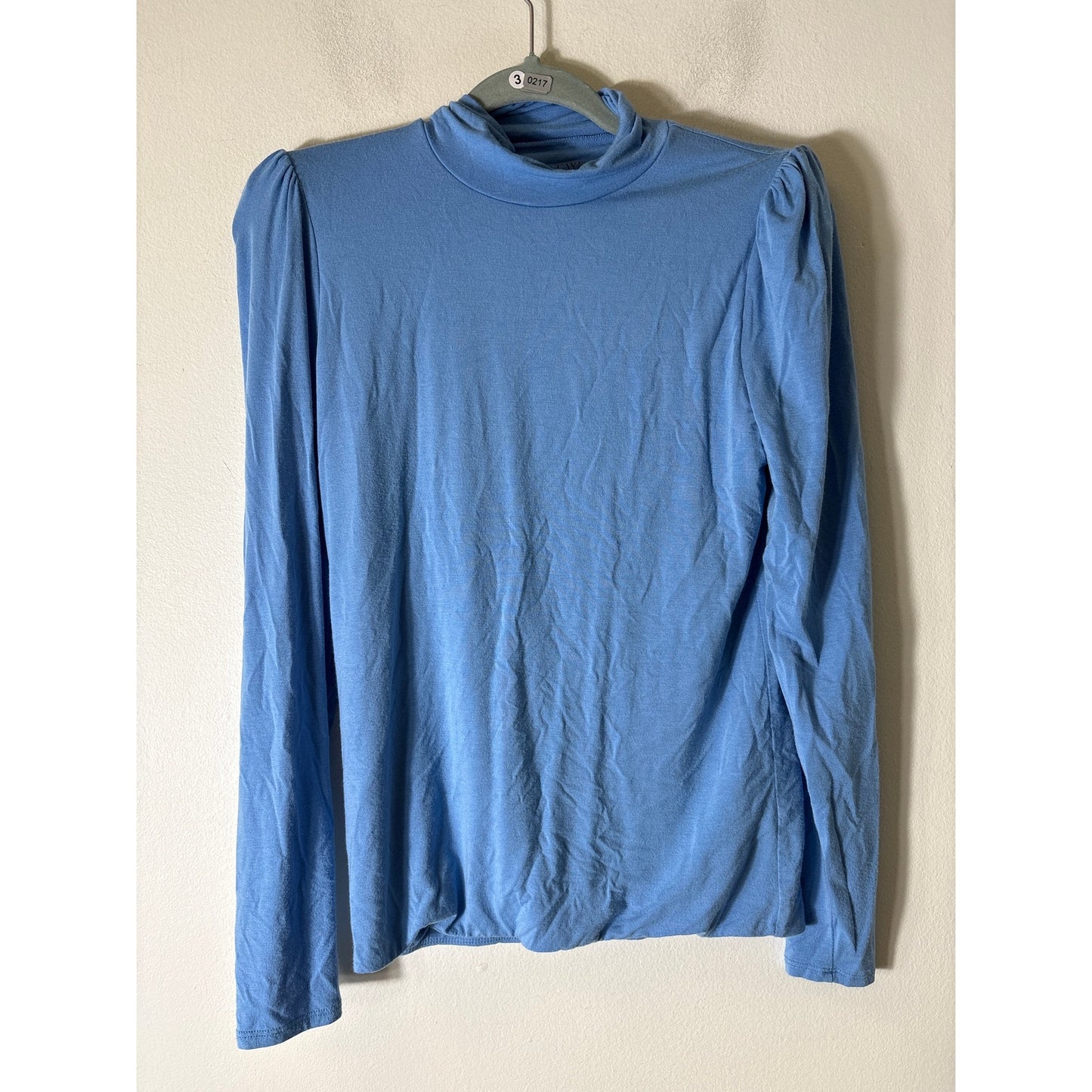 J.Crew Light Blue Soft Tee Turtleneck Sz S