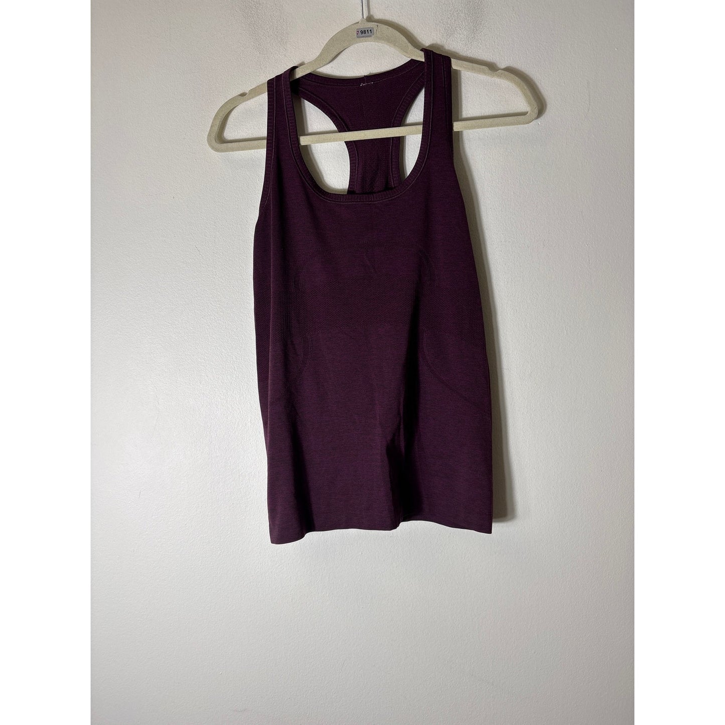 Lululemon Maroon Sleeveless Racerback Athletic Tank Sz 8