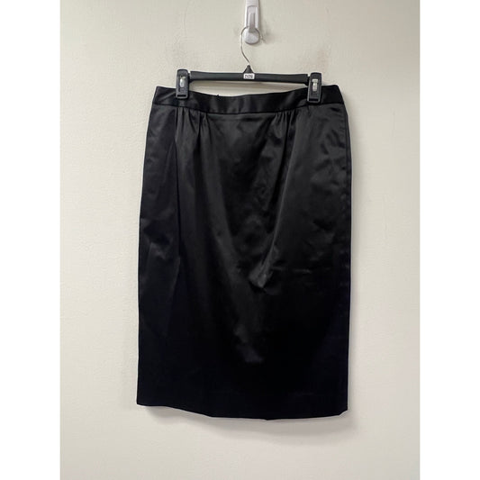 Talbots Black Midi Skirt Sz 10