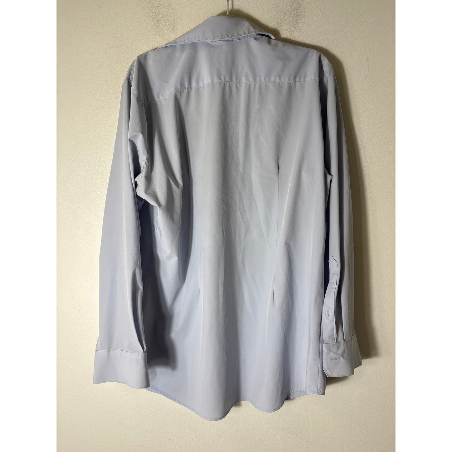Men's Mizzen + Main Pale Blue Long Sleeve Button Up Dress Shirt Sz XL