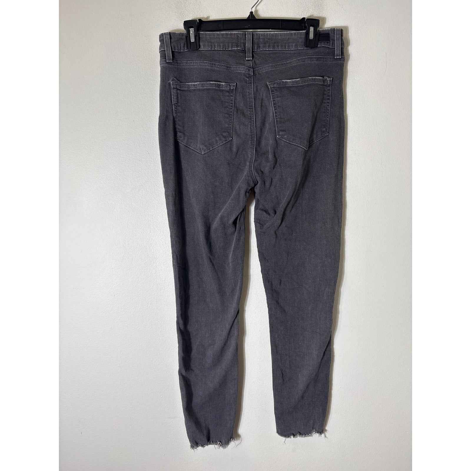 Paige Dark Gray "Hoxton Ankle" Skinny Jeans Sz 31
