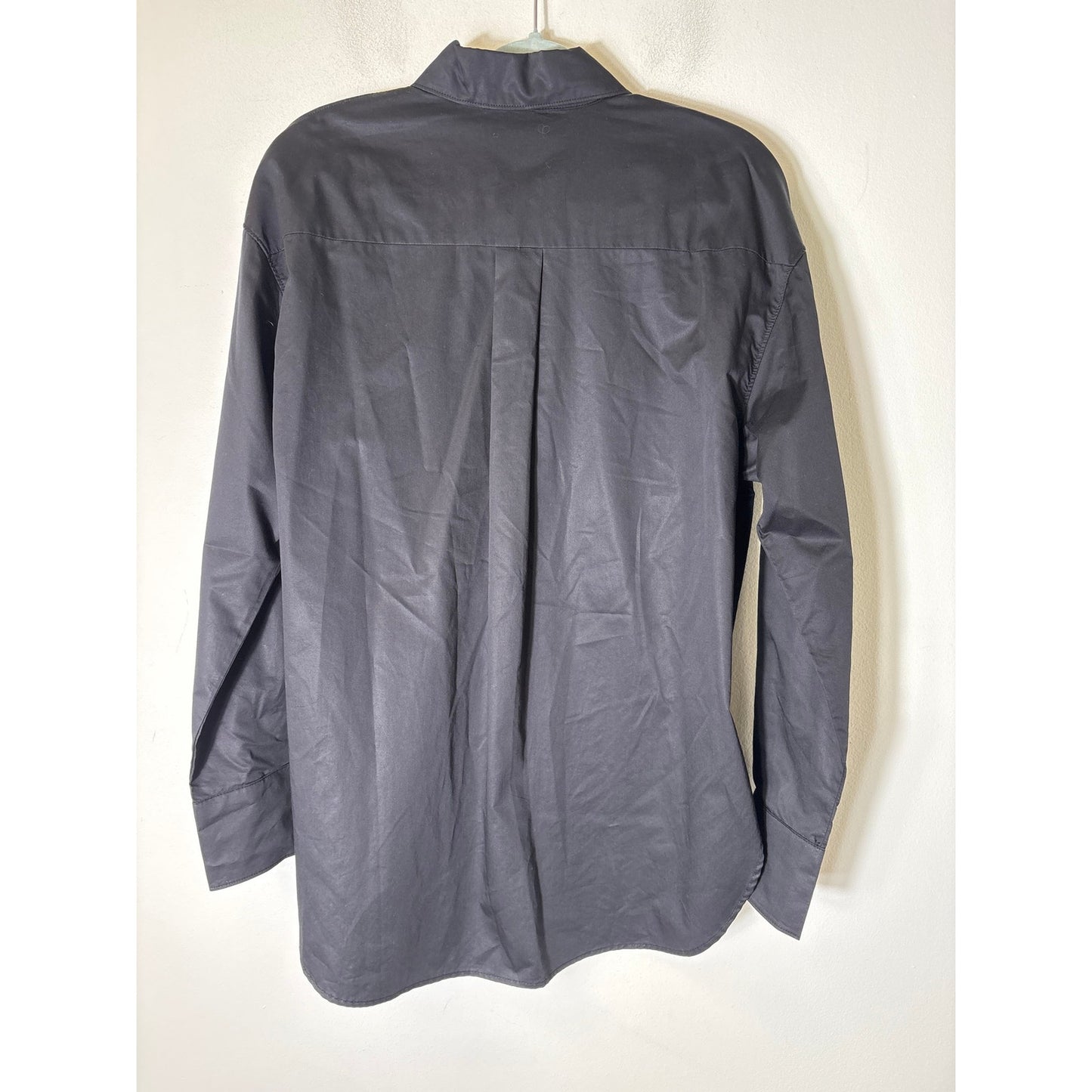 Soldout.NYC Black Long Sleeve Cotton Button Up Shirt Sz S