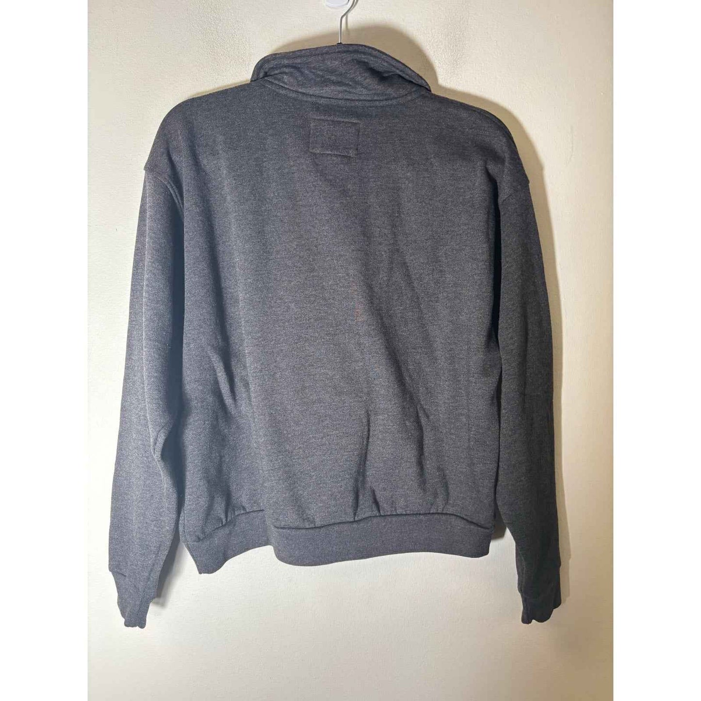 League 91 SMU Gray Fleece Pullover Sz L