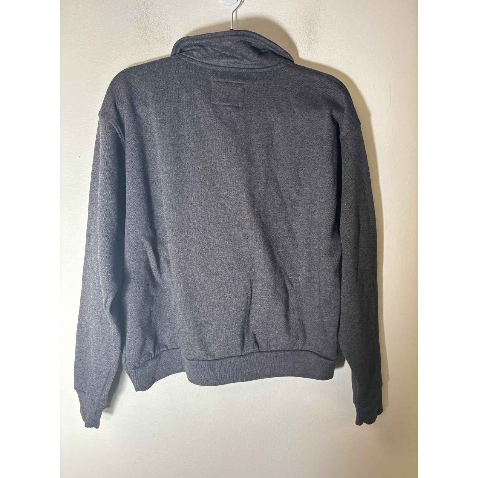 League 91 SMU Gray Fleece Pullover Sz L