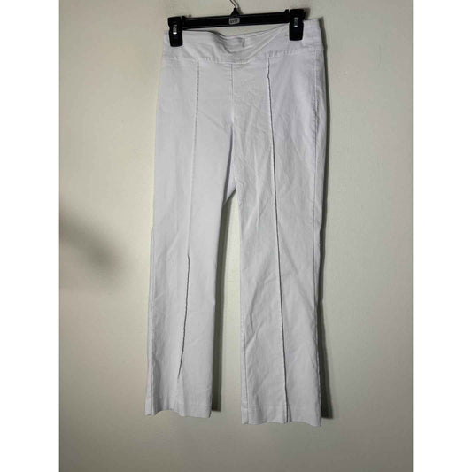 J. McLaughlin White Straight Leg Ankle Pants Sz 0