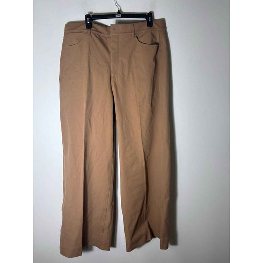 NWT M.M. Lafleur Tan Wide Leg Milo Jean Sz 16