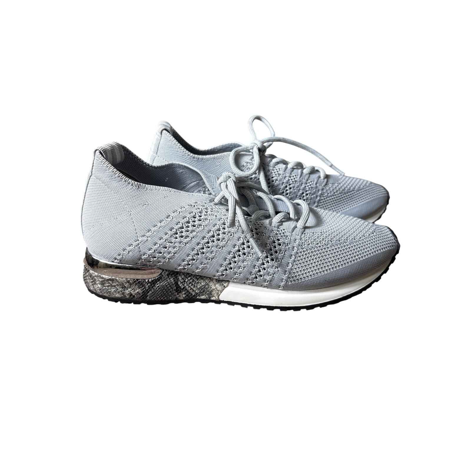J/Slides Urban Sport Gray/Silver Fashion Sneakers Sz 8