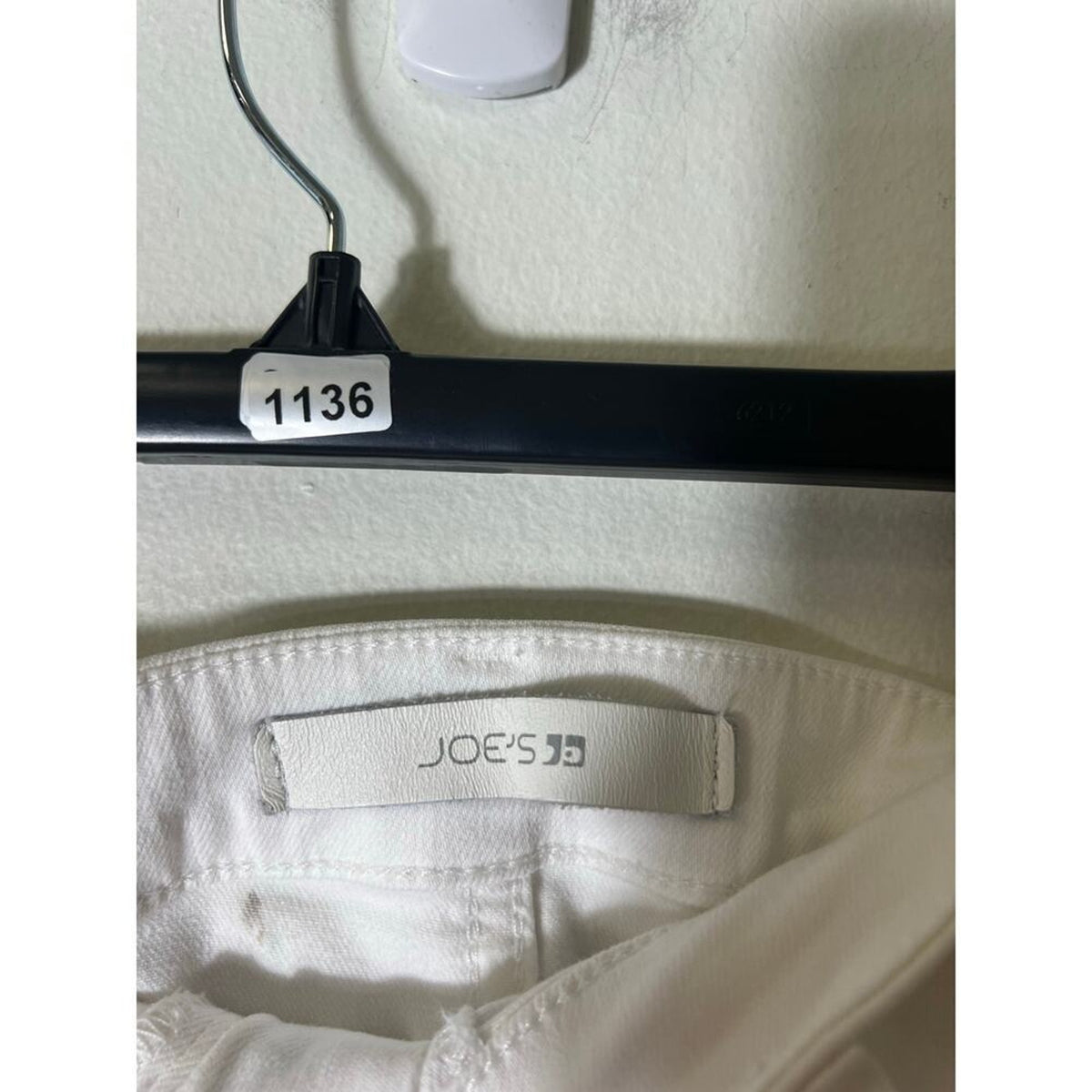 Joe's Jeans White High Rise Skinny Ankle The Charlie Size 30