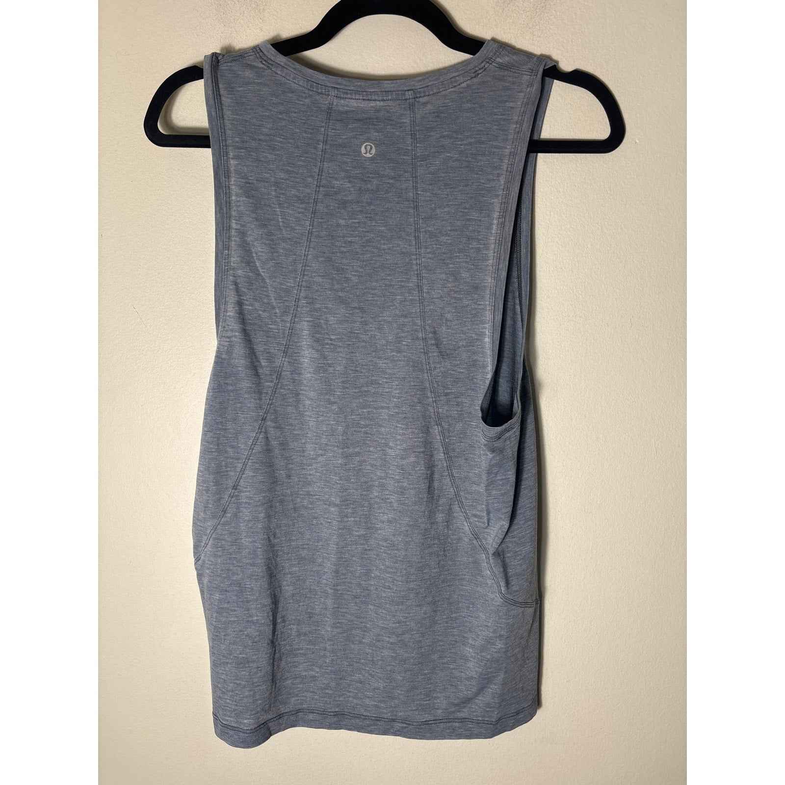 Lululemon Bluish Gray Athetic Muscle Tank Sz M