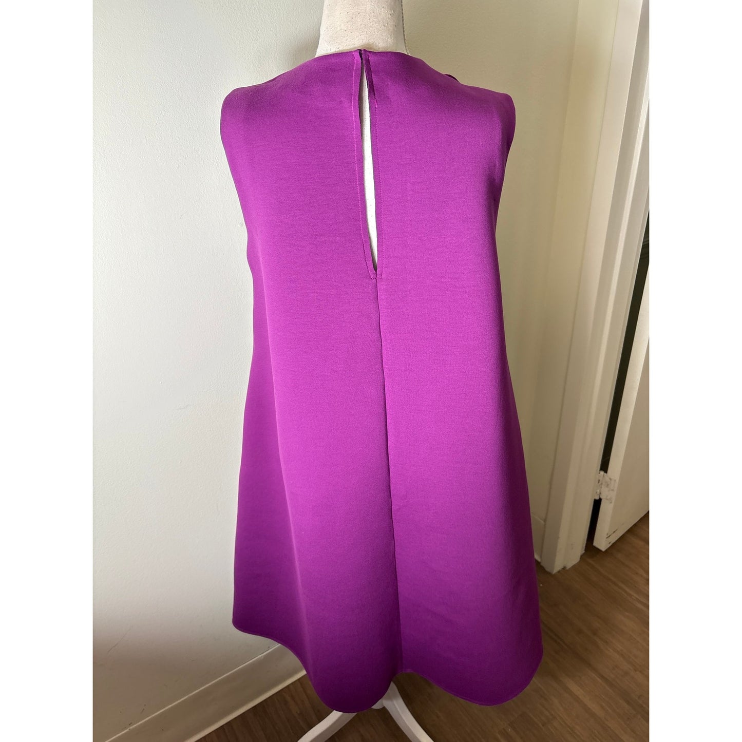 Psophia Plum Mod A Line Sleeveless Midi Dress Sz M