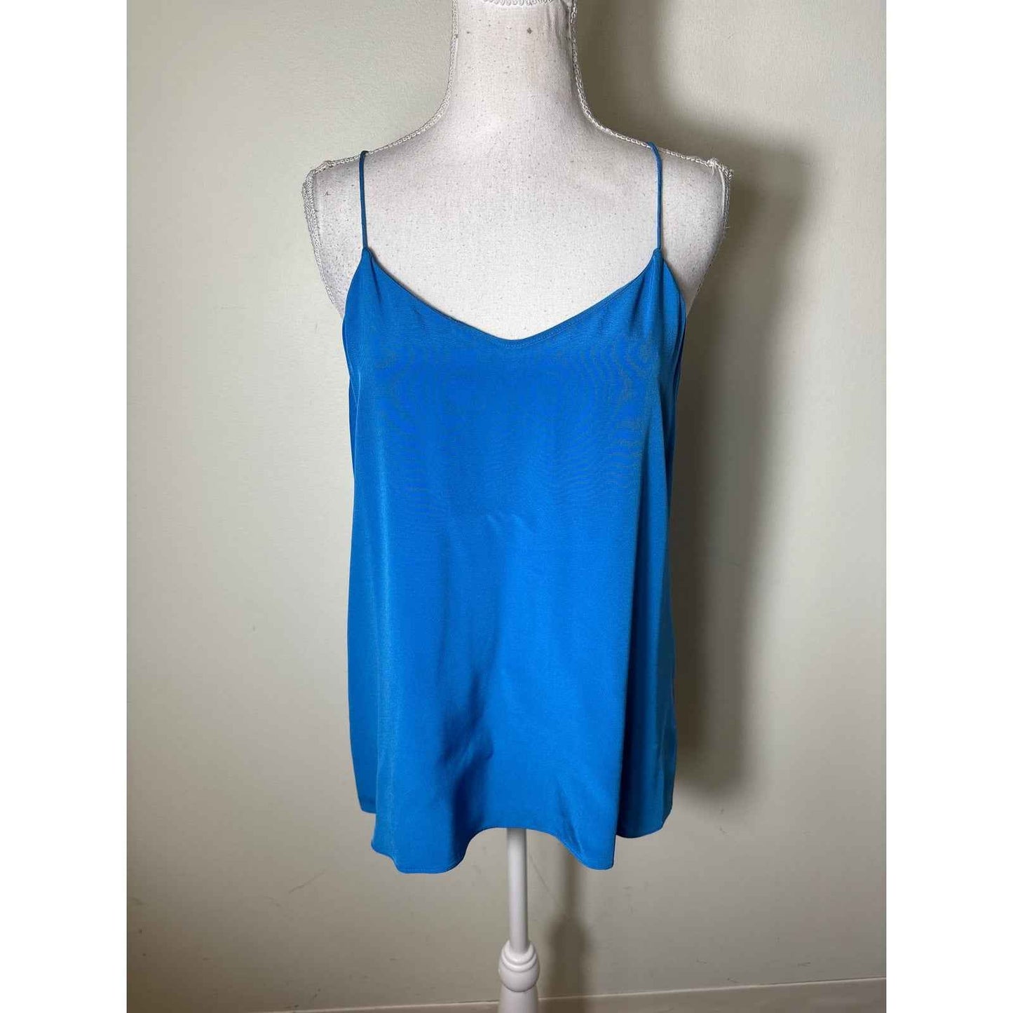 Tibi Blue Strappy Camisole Sz 6